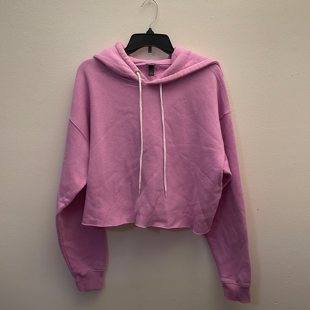 Wild Fable 1X Cropped Lilac Sweatshirt